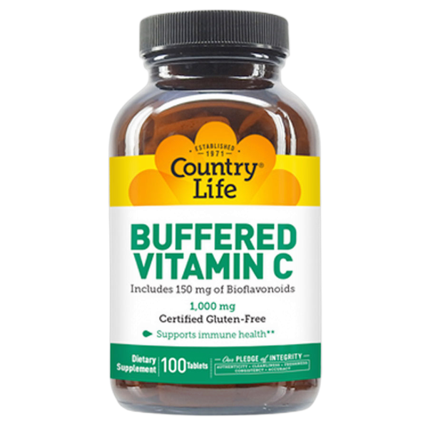 Country Life Buffered Vitamin C 1000mg 100’S
