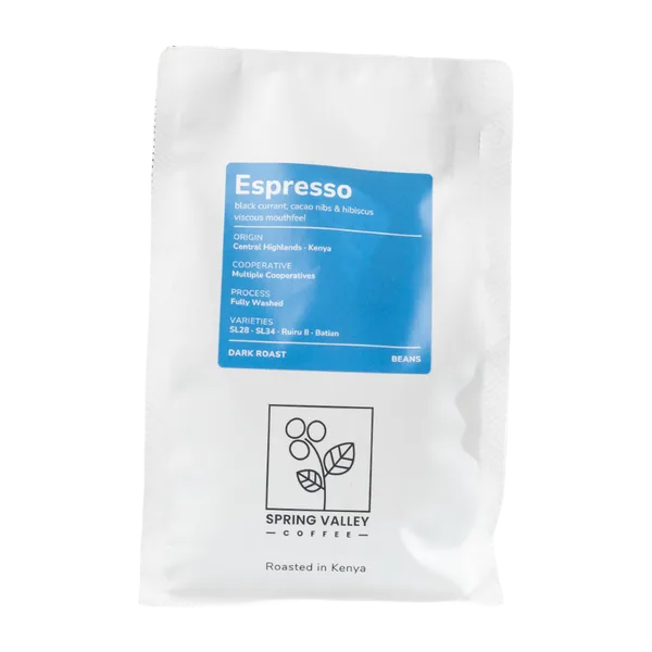 Spring Valley Coffee Espresso Beans 250g