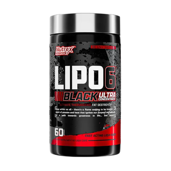 Nutrex Lipo 6 Black Uc Extreme Weight Loss Support 60s
