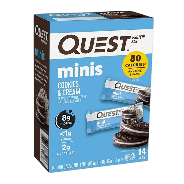 Quest Protein Bar Cookies & Cream (14x23g) 322g