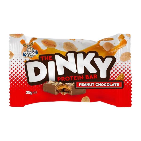 Muscle Moose The Dinky Peanut Choc Flvr Protein Bar 35g