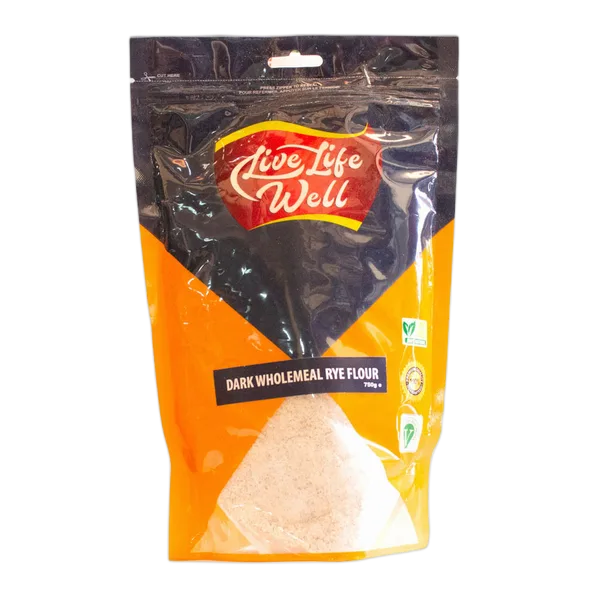 Live Life W Wholemeal (Dark) Rye Flour 750gm