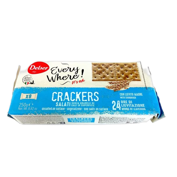 Delser Crackers Unsalted 250gm