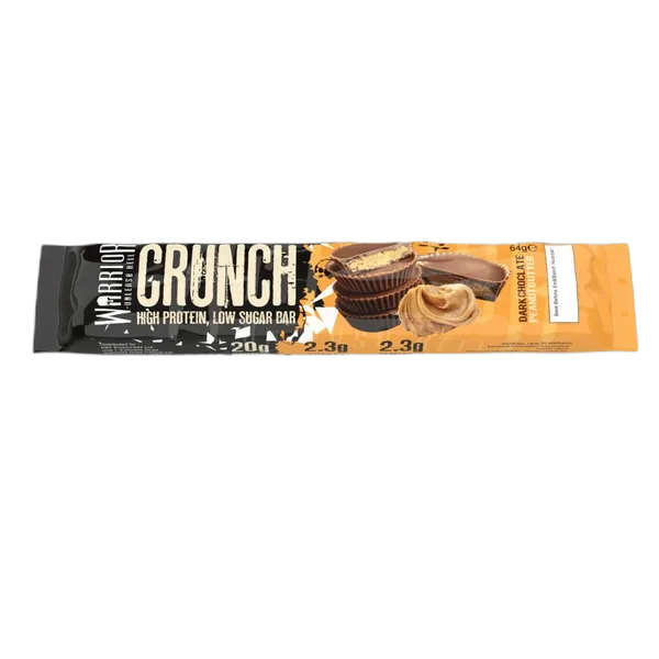 Warrior Crunch Dark Choc Peanut Butter Prot Bar 64g