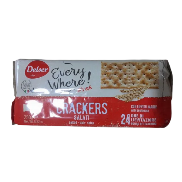 Delser Crackers Salted 250gm