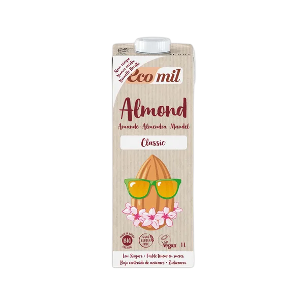 Ecomil Almond Milk Classic 1ltr