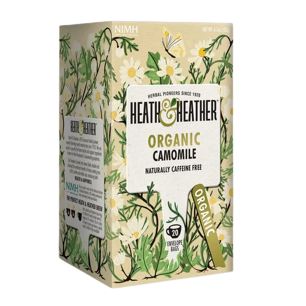 Heath And Heather Organic Camomile Tea 20'S