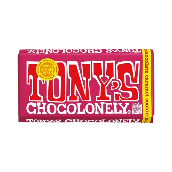 Tony’s Chocolonely Milk Choc Caramel Cookie 180g