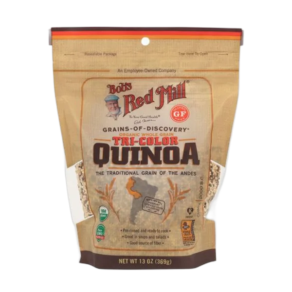 Bobs Rm G/F Org W/Grain Tri-Color Quinoa 369gm