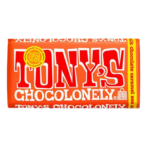 Tony'S Chocolonely Caramel Sea Salt Milk Choc 180g