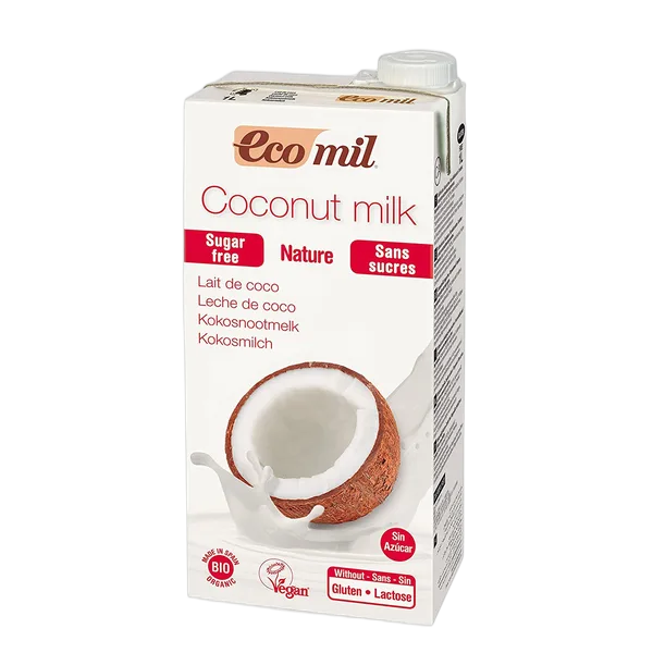 Ecomil Coconut Milk Nature S/Free Drink 1ltr