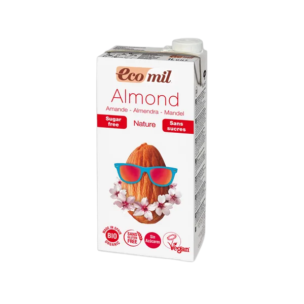 Ecomil Almond Nature S/Free Drink 1ltr