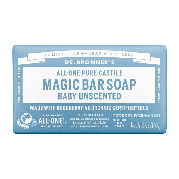 Dr Bron M Org Baby Bar Soap 5oz/140g