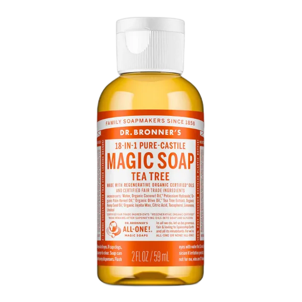 Dr Bron M Org T/Tree Liq Soap 2oz/59ml