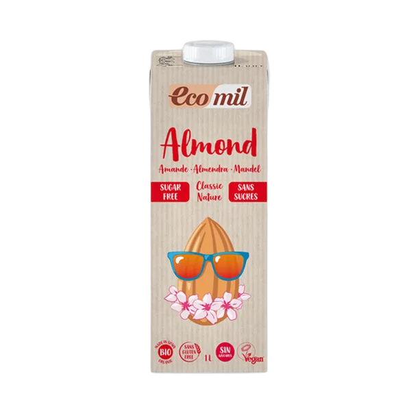Ecomil Almond Milk Classic Nature S/Free 1l