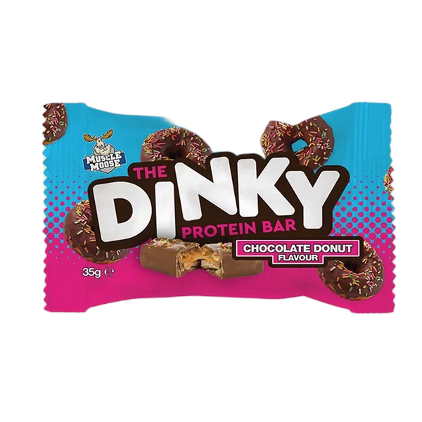 Muscle Moose The Dinky Choc Donut Flvr Protein Bar 35g
