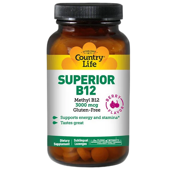 Country Life Superior Methyl B12 50 Tabs