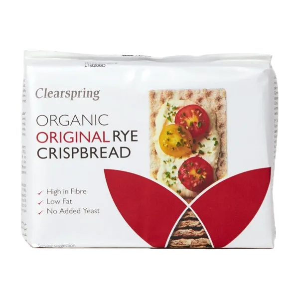 Clear Spring Org Original Rye Crispbread 200g #Cs241-Sm
