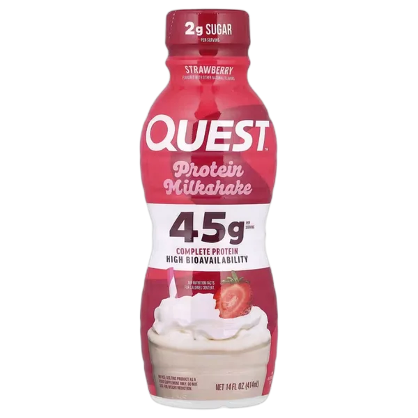 Quest Strawberry Protein Milkshake 414ml