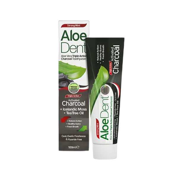 Optima Aloedent Charcoal Toothpaste 100ml