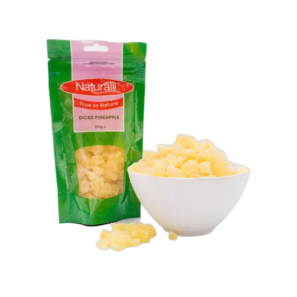 Naturalli Diced Pineapple 100g