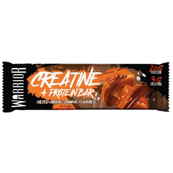 Warrior Salted Caramel Brownie Creatine Protein Bar 75g