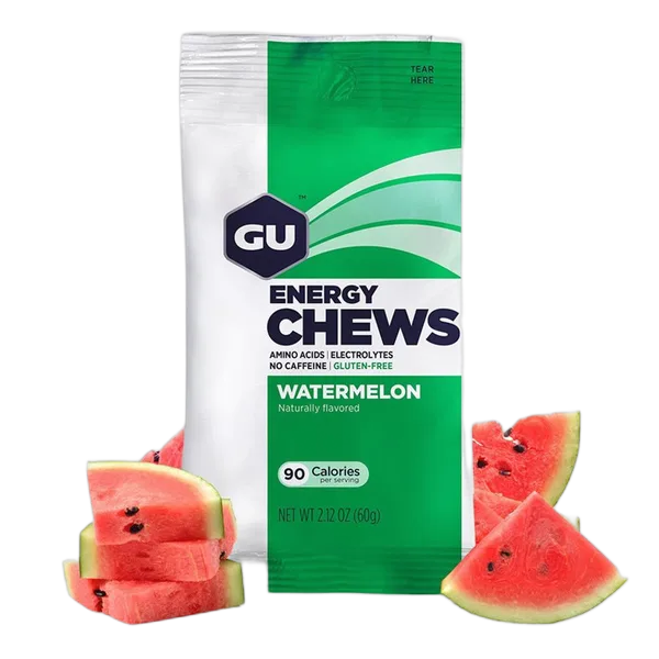 Gu Energy Chews Gf W Melon 90 Calories 2.12oz 60g