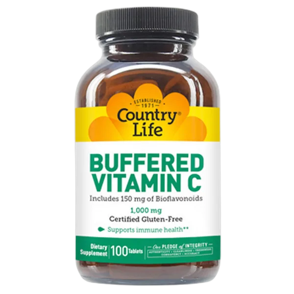 Country Life Buffered Vitamin C 1000mg 100’s