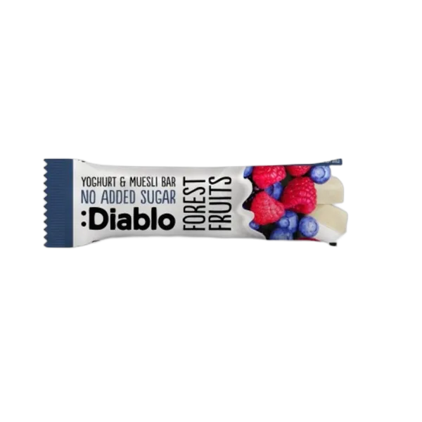 Diablo No Added Sugar Yoghurt Coated Muesli Bar-Forest Fruit 30g