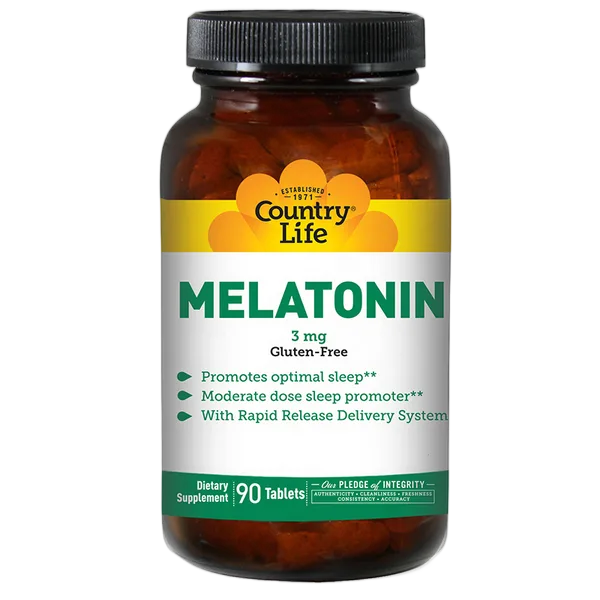 Country Life Melatonin 3 Mg 90s