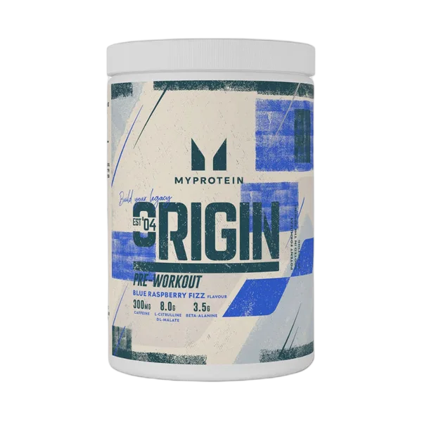 My Protein Origin Pre-Workout Blue R/Berry Fizz Flavor 600g