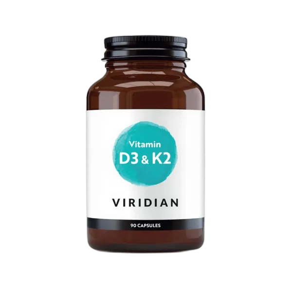 Viridian Vitamin D3 & K2 90caps