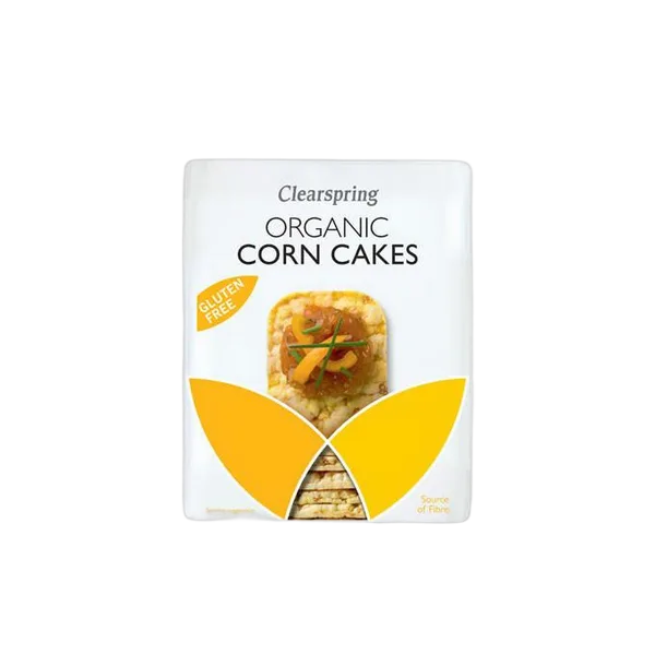Clearspring Org Puffed Corn Cakes 130g
