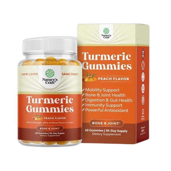 Nature’s Craft Turmeric Gummies 60’s