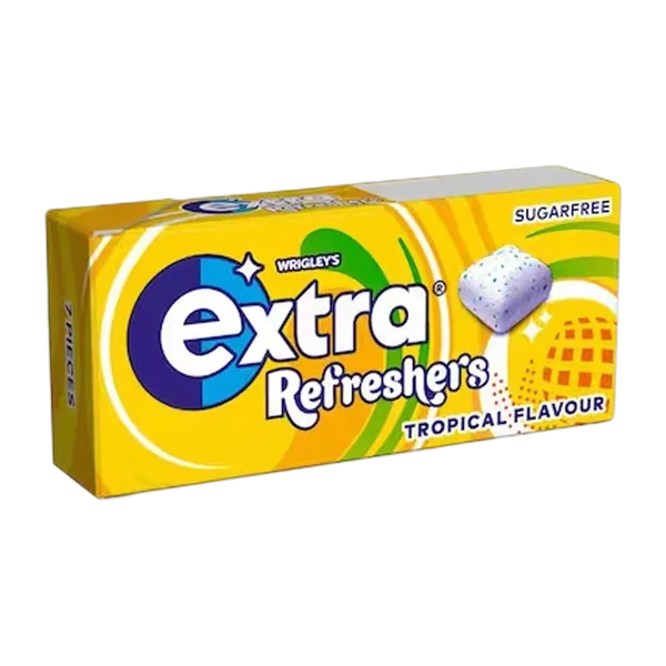 Wrigleys Sf Extra Refreshers Tropical Flavour Gum 15.6g #908020