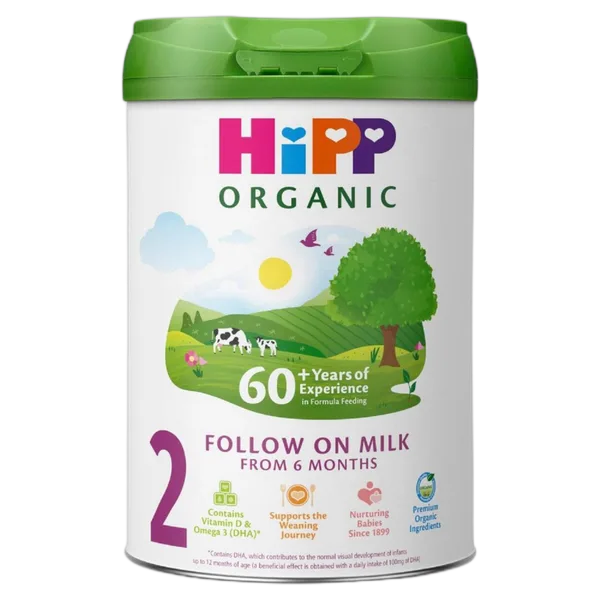 Hipp Org Follow On 2 Milk 6mths+ 800g