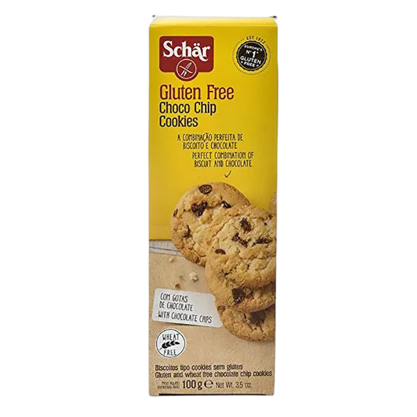 Dr Schar Gf Choco Chip Cookies 100g