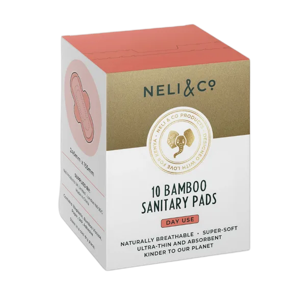 Neli & Co Bamboo Day Use Sanitary Pads 10’S