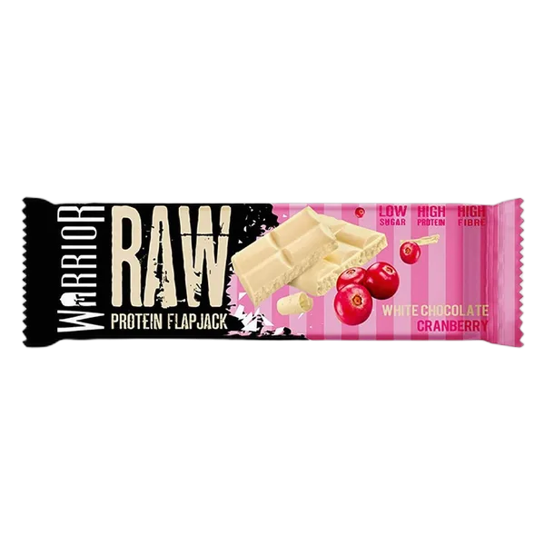 Warrior Raw White Choc C/Berry Prot Bar 75g