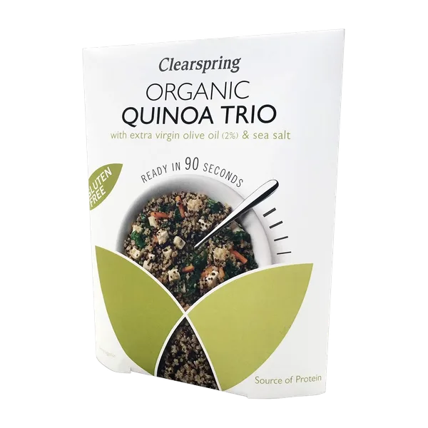 Clear Spring Org Gf 90sec Quinoa Trio-Extra Virgin Olive Oil 250g