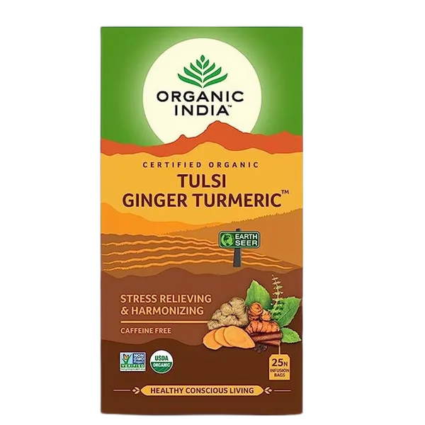 Organic India Tulsi Turmeric Ginger Premium 25s