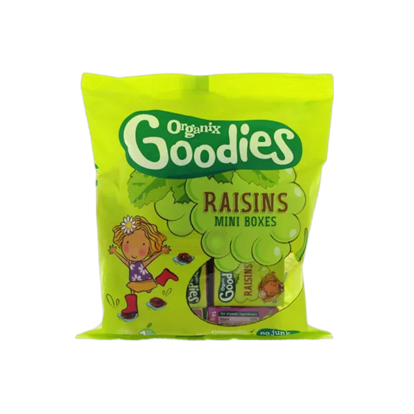 Organix Raisins Mini Boxes 168g