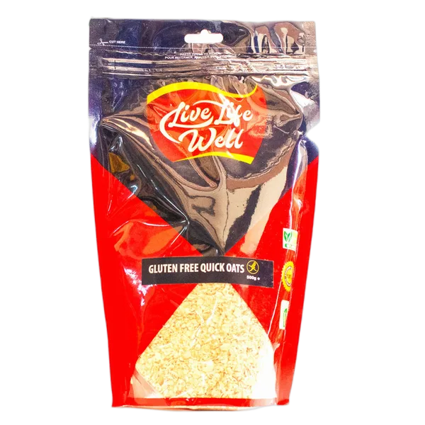 Live Life W G/F Quick Cooking Oats 500gm