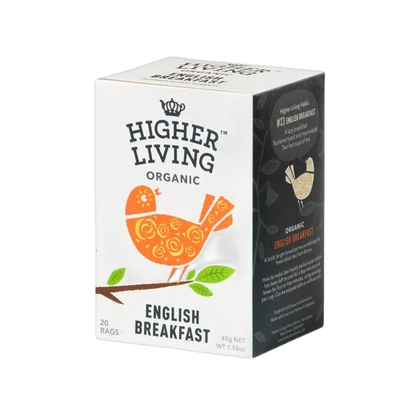 Higher Living Organic English Breakfast 20'S