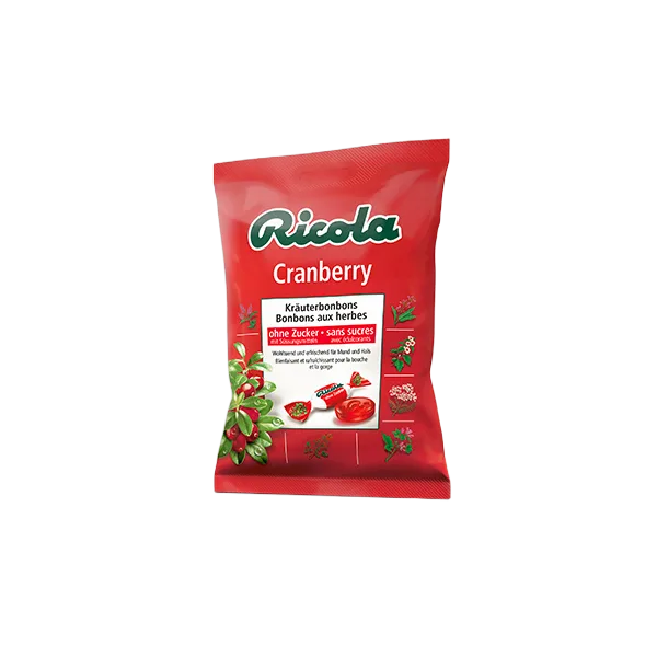 Ricola Cranberry S/Free Loz 45gm