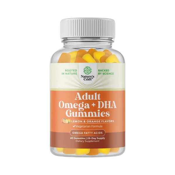 Nature’s Craft Omega 3 & Dha Gummies 60’s