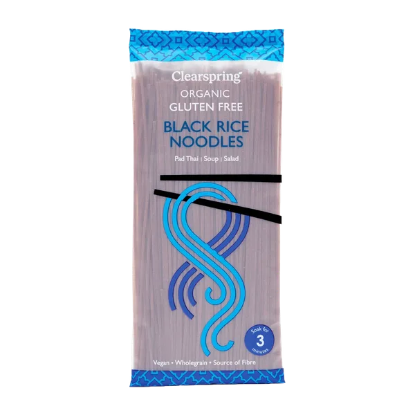 Clearspring Organic Gf Black Rice Noodles 200g