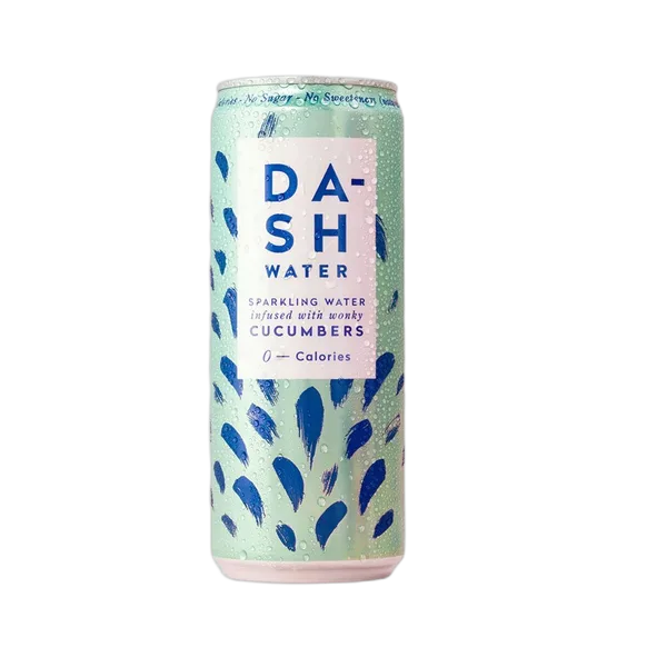 Dash Water Can Sparkling Cucumbers 0-Calories No Sugar 330ml