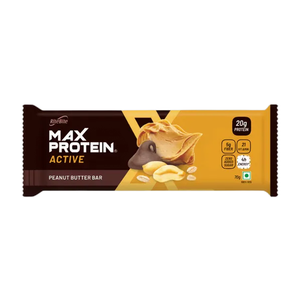 Ritebite Max Protein Active Peanut Butter Snack Bar 70g