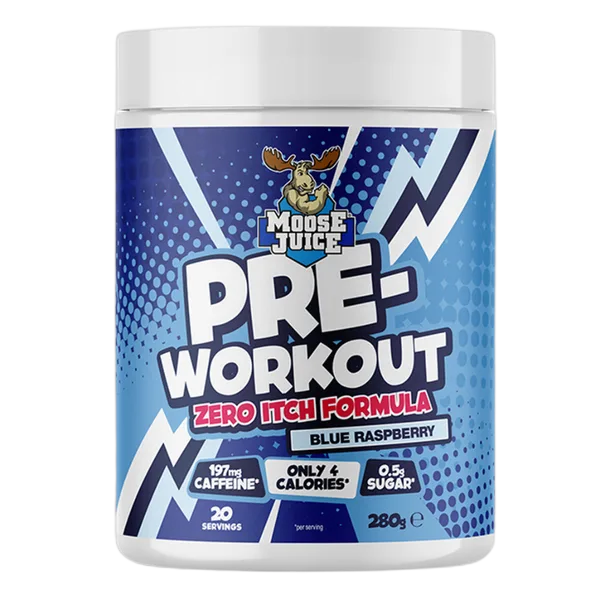 Muscle Moose Pre-Workout Blue R/Berry 280g